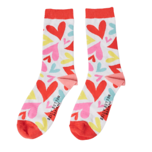 Belly Button Bamboo Socks – Mabel Hearts and Flowers