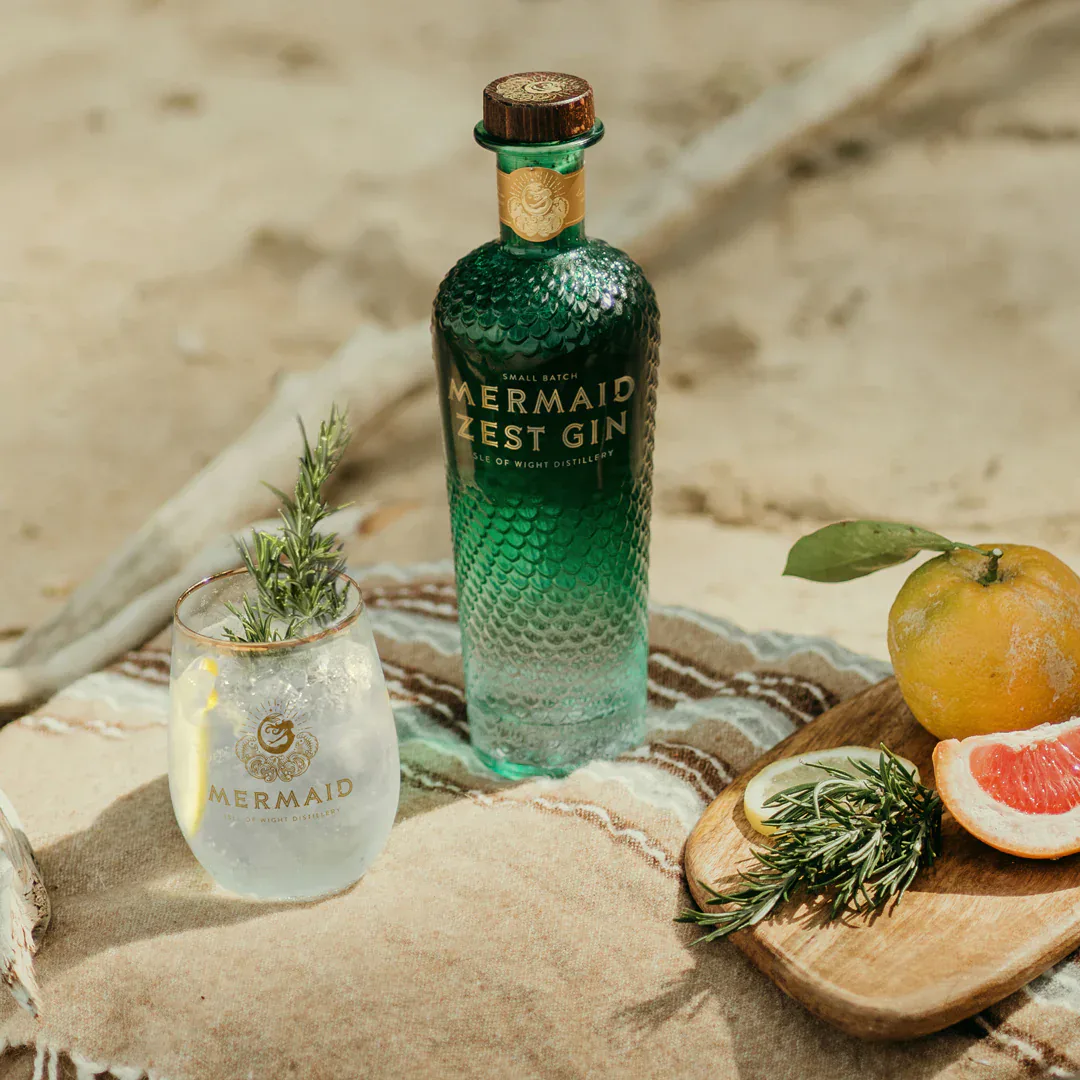 Mermaid Zest Gin, 70cl - Jaro Design Studio - 2 Mermaid Zest Gin, 70cl - Image 2