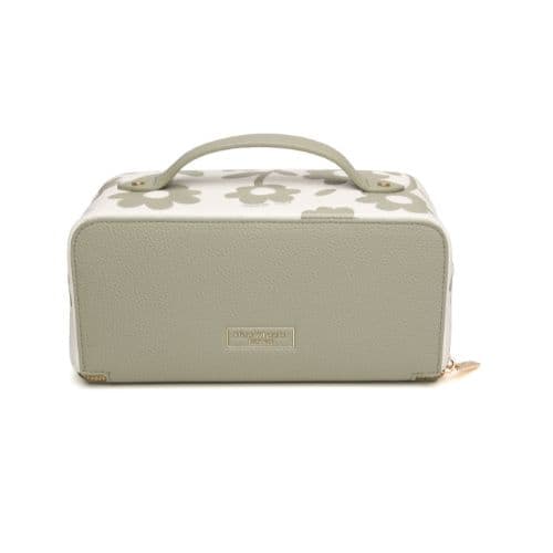 Alice Wheeler Pistachio Floral Mini Train Case - Image 2