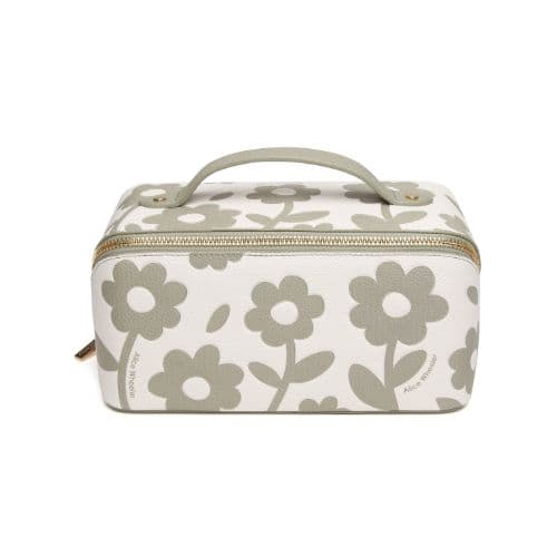 Alice Wheeler Pistachio Floral Mini Train Case - Image 3