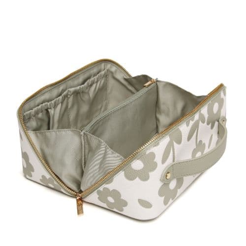Alice Wheeler Pistachio Floral Mini Train Case - Image 4