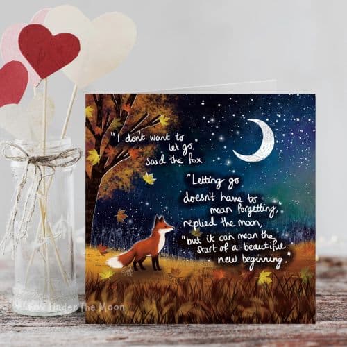 Fox Under The Moon – ‘New Beginning’ Card