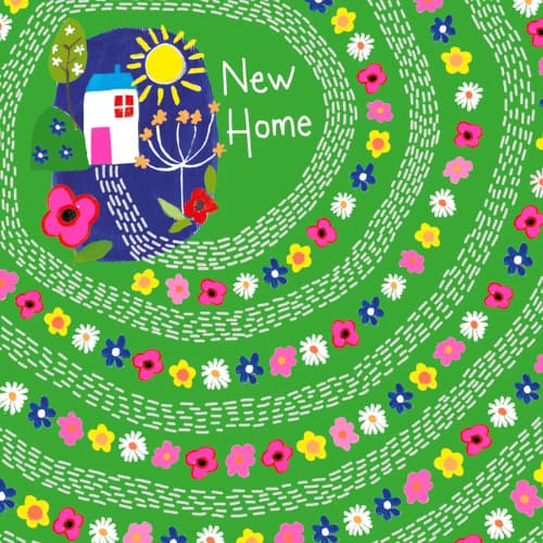 PaperSalad Alchazam – New Home Flowers Greetings Card