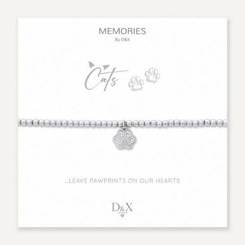 Memories Paw Print Bracelet – Cats
