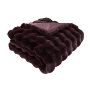 Malini Raffles Aubergine Throw