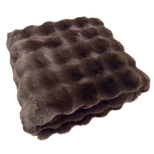 Malini Raffles Chocolate Throw