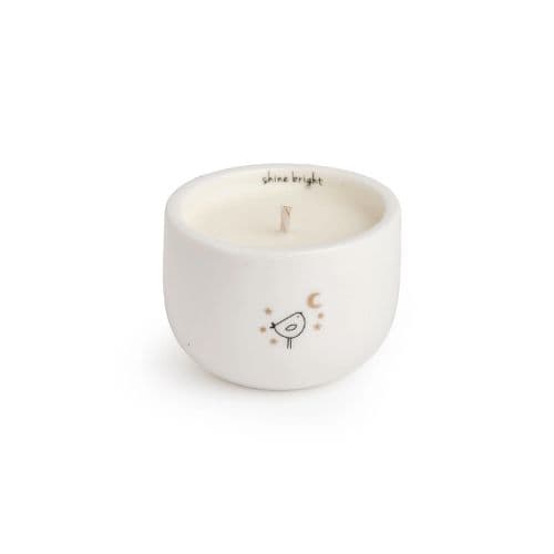 Belly Button Designs Shine Bright Ceramic Candle