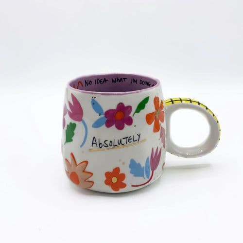 Small Talk 'Absolutely No Idea' Cup - House Of Disaster - Jaro Design Studio - 4 Small Talk 'Absolutely No Idea' Cup - House Of Disaster - Image 4