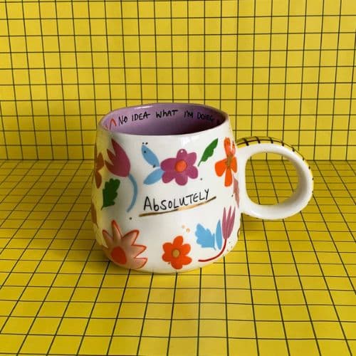 Small Talk 'Absolutely No Idea' Cup - House Of Disaster - Jaro Design Studio - 1 Small Talk 'Absolutely No Idea' Cup - House Of Disaster