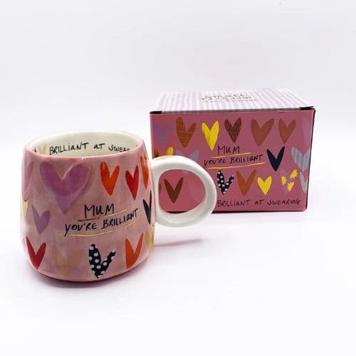 Small Talk - Mum You're Brilliant Cup – House Of Disaster - Jaro Design Studio - 2 Small Talk - Mum You're Brilliant Cup – House Of Disaster - Image 2