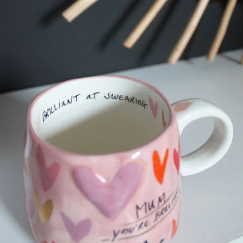Small Talk - Mum You're Brilliant Cup – House Of Disaster - Jaro Design Studio - 3 Small Talk - Mum You're Brilliant Cup – House Of Disaster - Image 3
