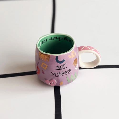 Small Talk - Not Stubborn House Of Disaster Cup - Jaro Design Studio - 1 Small Talk - Not Stubborn House Of Disaster Cup