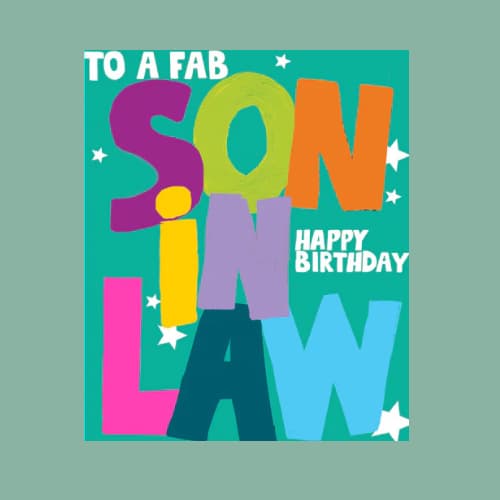 PaperSalad – Son-In-Law Happy Birthday