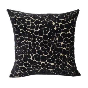 Malini Paul Moneypenny Spoton Black Large Cushion