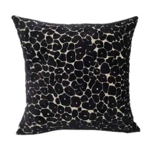 Malini Paul Moneypenny Spoton Black Large Cushion