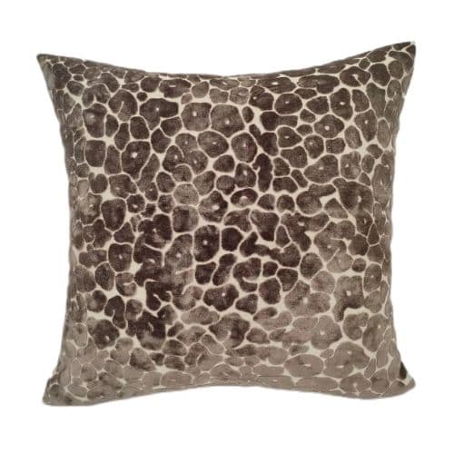 Malini Paul Moneypenny Spoton Chocolate Cushion