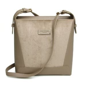 Alice Wheeler Kensington Mink Suedette Crossbody Bag