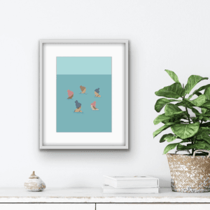 Together 6x8 Mounted Print by Fiddy + Mabel