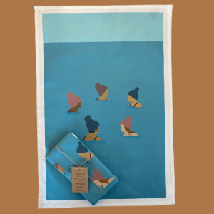 Together Tea Towel by Fiddy + Mabel
