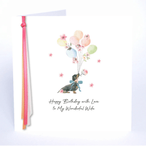 Five Dollar Shake Ribbons and Roses – Happy Birthday With Love To A Wonderful Wife