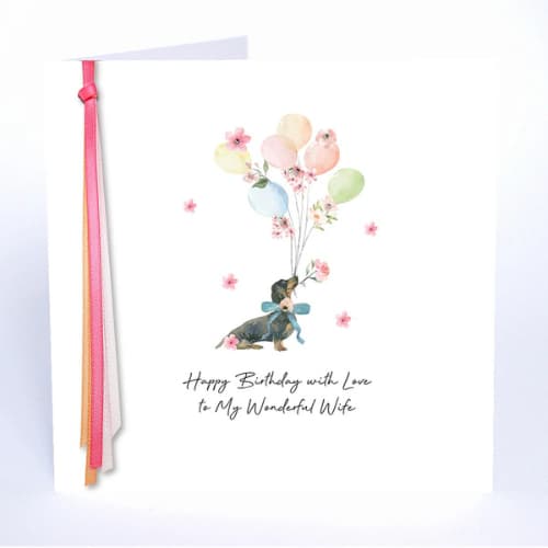 Five Dollar Shake Ribbons and Roses – Happy Birthday With Love To A Wonderful Wife - Jaro Design Studio - 1 Five Dollar Shake Ribbons and Roses – Happy Birthday With Love To A Wonderful Wife