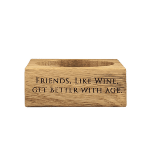 Selbrae House – Oak Wine Bottle Coaster, Wine