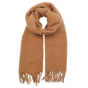 Jaro Design Studio and Wedding Wish List - Jaro Design Studio - 15 Zelly Winter Scarf with Dots - Caramel