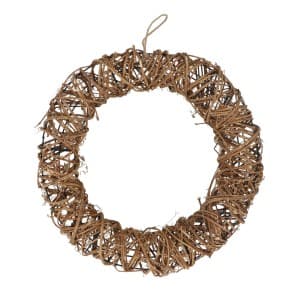 Gisela Graham Wicker Wreath – 38cm