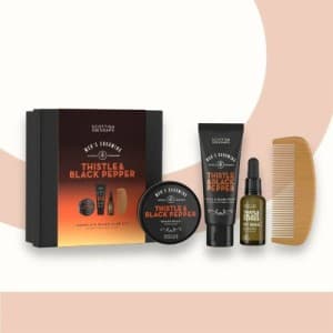 Jaro Design Studio and Wedding Wish List - Jaro Design Studio - 9 Scottish Fine Soaps - Thistle and Black Pepper Complete Beard Care Kit