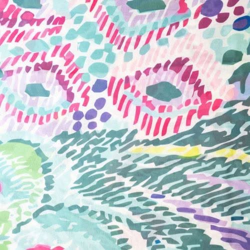 Weavermill Floral Print Scarf - Tropical - Image 2