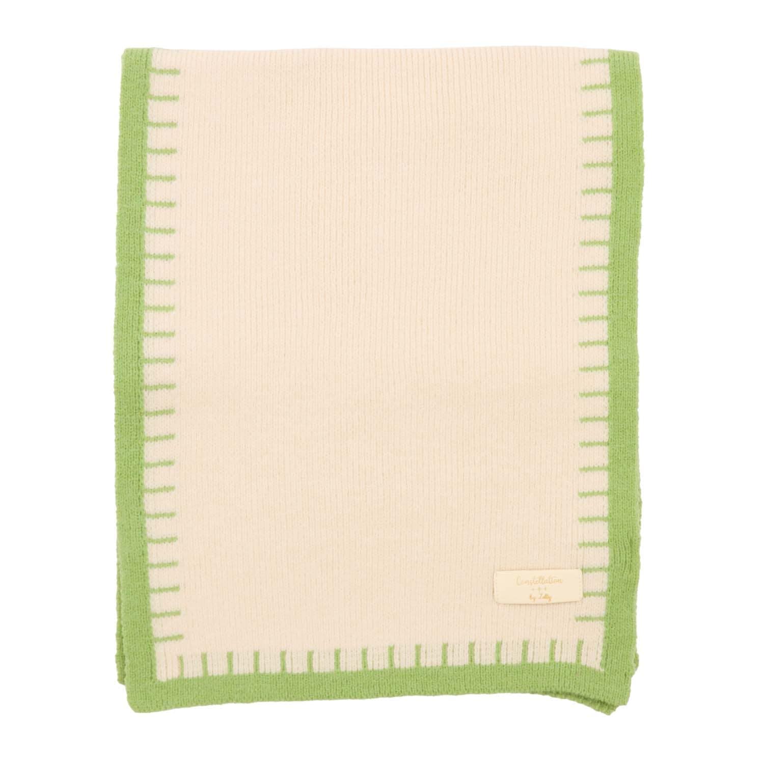 Zelly Green Edged Scarf