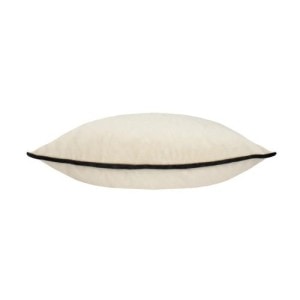 Paoletti, Torto Opulent Velvet Cushion - Ivory/Black - Jaro Design Studio - 4