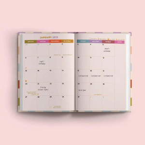 Good Tuesday 2025 Diary A5 Hardcover Week to View - Checks - Image 2