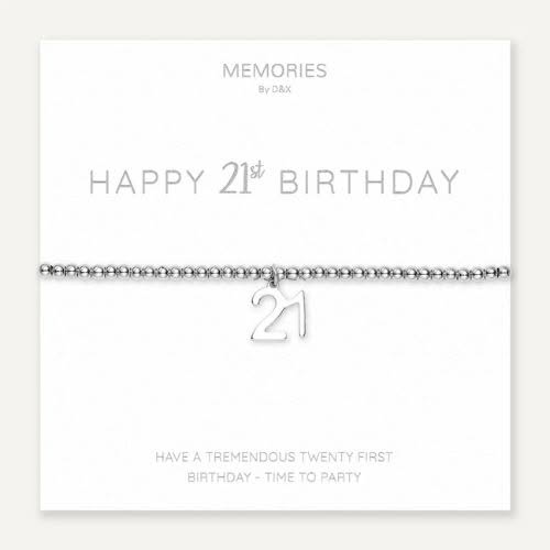 Memories Bracelet – Happy 21st Birthday
