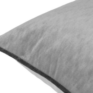 Paoletti, Torto Rectangular Opulent Velvet Cushion – Silver / - Jaro Design Studio - 3