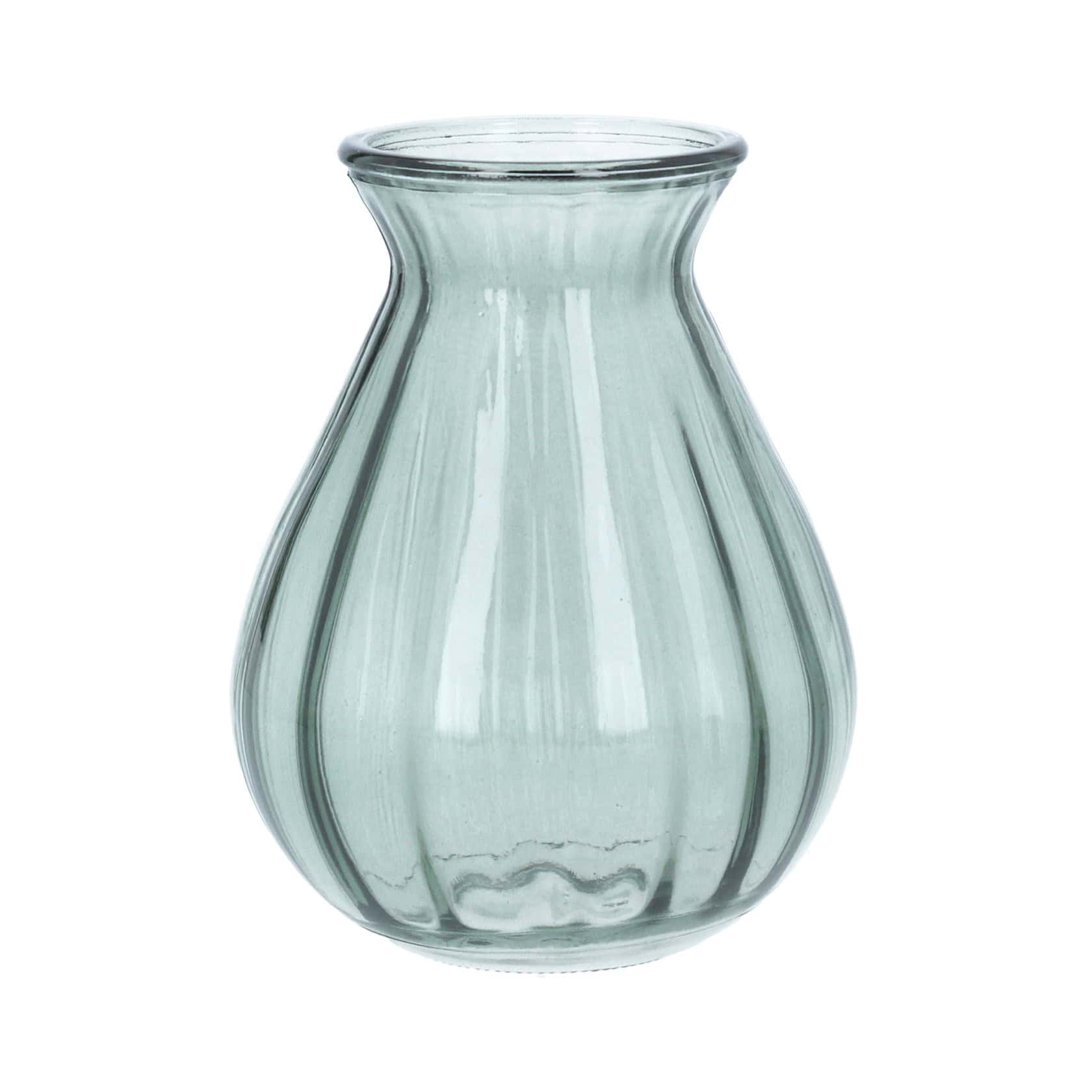 Gisela Graham Green Posy Glass Vase