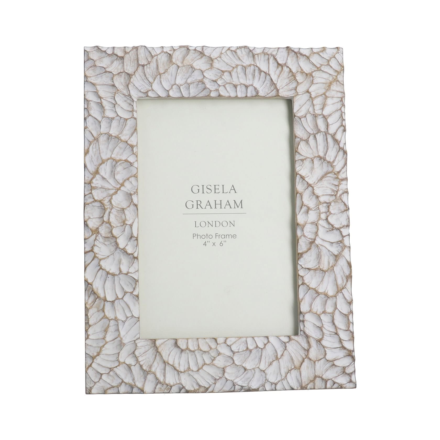 Gisela Graham Taupe Frill Picture Frame (4″x6″) - Jaro Design Studio - 1 Gisela Graham Taupe Frill Picture Frame (4″x6″)