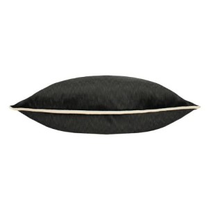 Paoletti, Torto Rectanguar Opulent Velvet Cushion - Black / Ivory - Jaro Design Studio - 3