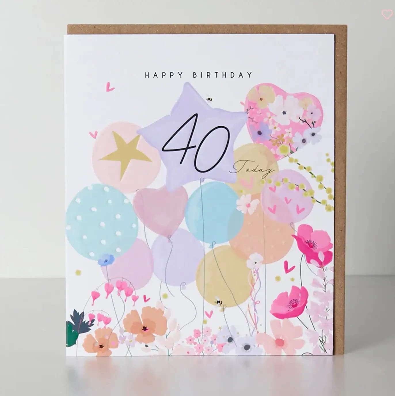 Belly Button Designs 40 Today Greetings Card