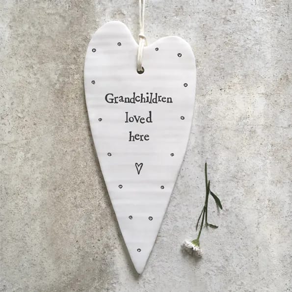 East Of India - Wobbly long heart - Grandchildren loved