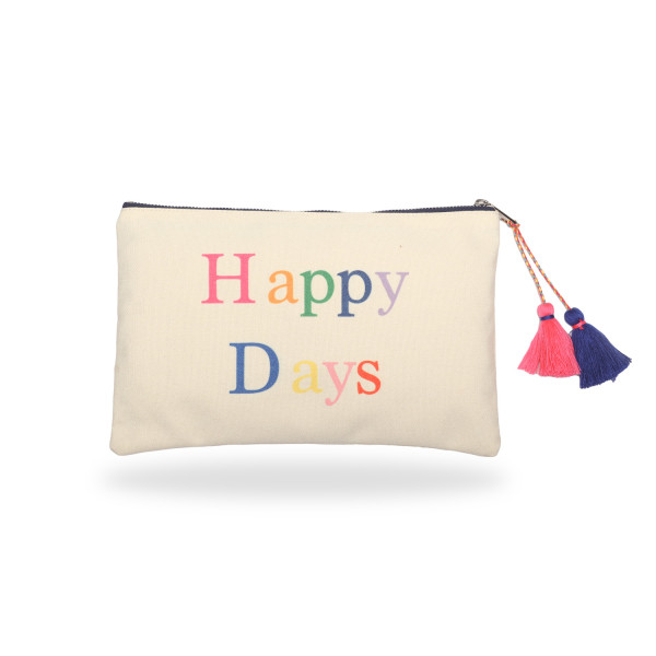 Zelly Constellation Cotton Clutch - Happy Days