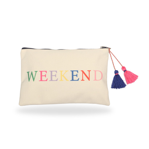 Zelly Constellation Cotton Clutch – Weekend