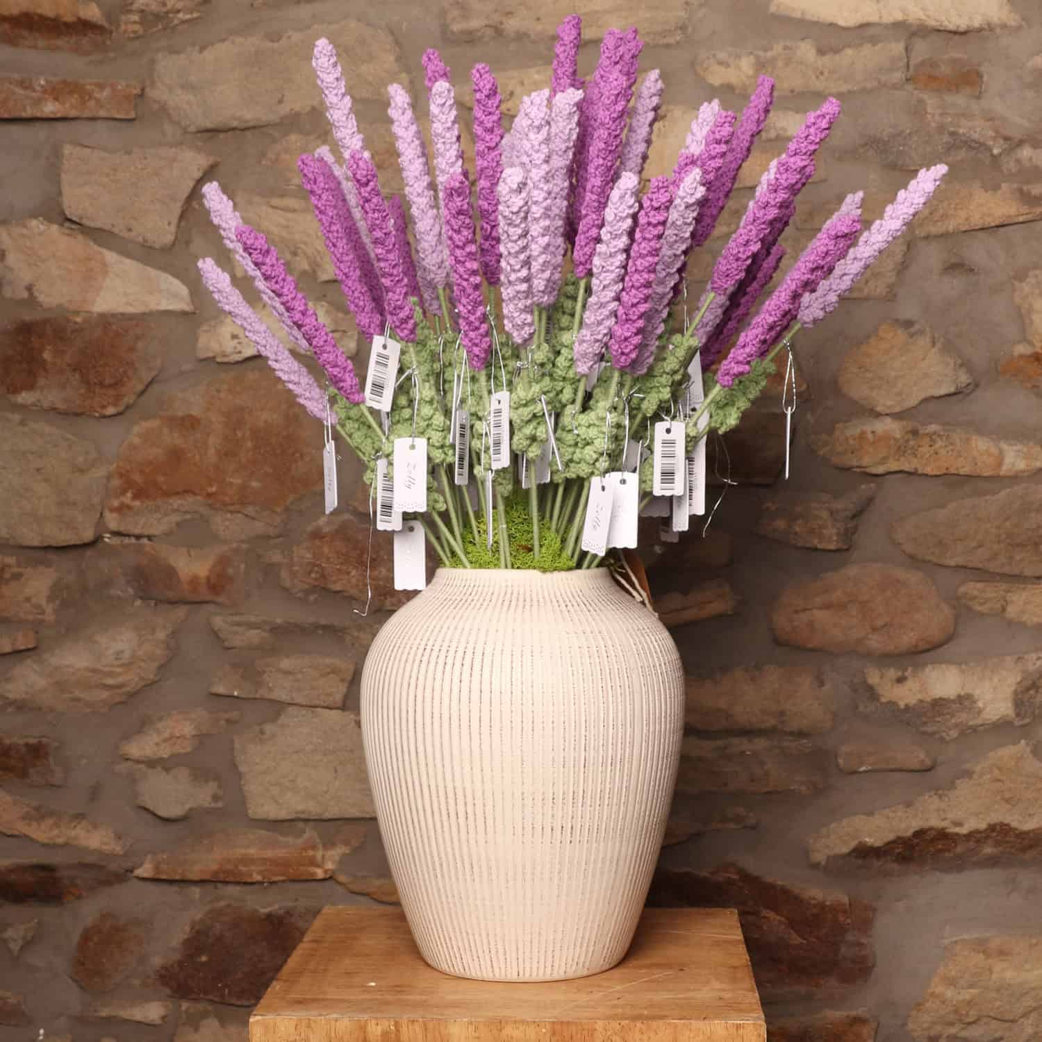 Zelly Crochet Lilac Lavender Stem - Jaro Design Studio - 1 Zelly Crochet Lilac Lavender Stem