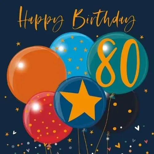 Belly Button Designs, 80th Birthday Balloons - Jaro Design Studio - 1