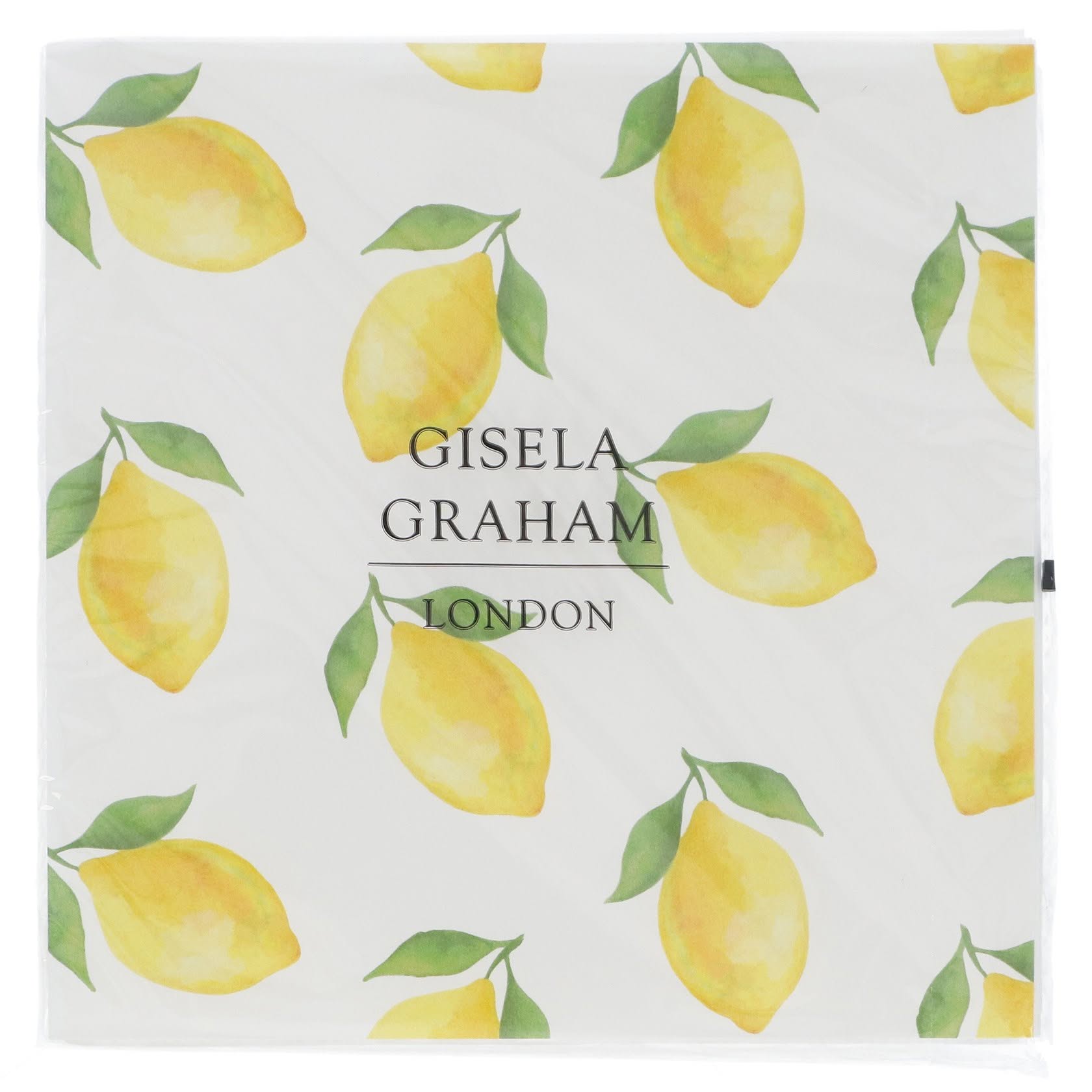 Gisela Graham –Lemons Paper Napkins, Pack of 20 - Jaro Design Studio - 1 Gisela Graham –Lemons Paper Napkins, Pack of 20