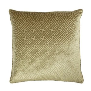 Paoletti, Florence Embossed Velvet Cushion - Gold - Jaro Design Studio - 2