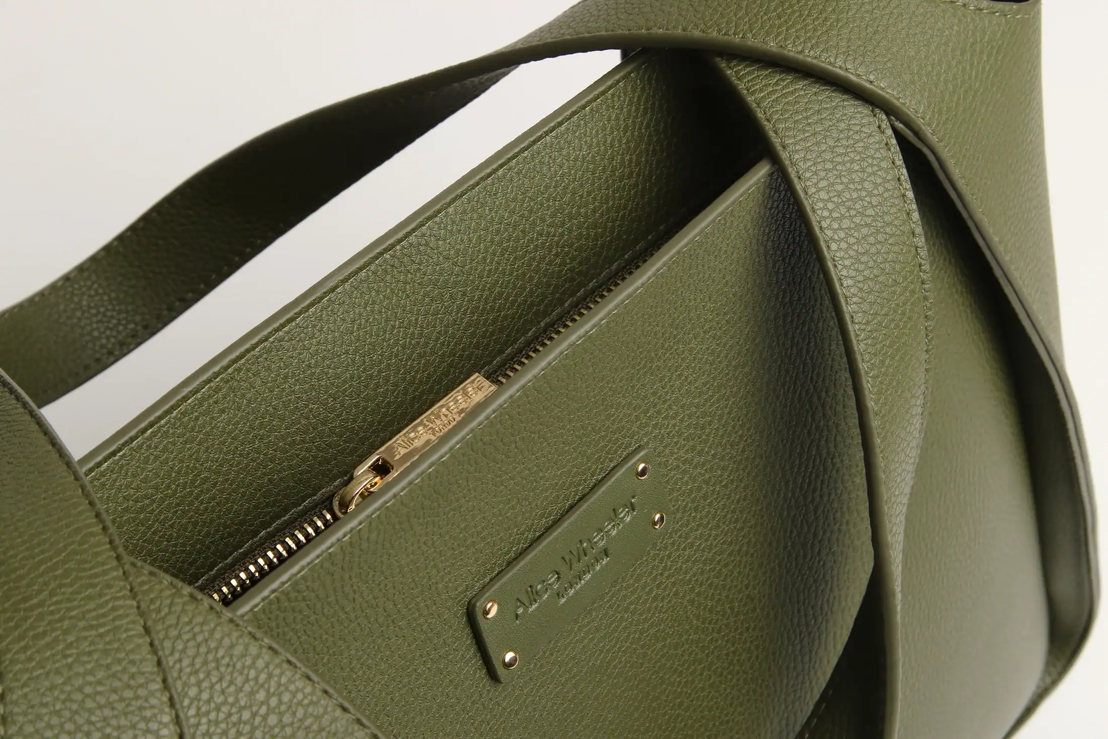 Alice Wheeler Kensington Tote Bag – Olive - Jaro Design Studio - 5 Alice Wheeler Kensington Tote Bag – Olive - Image 5