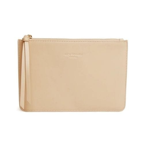 Alice Wheeler Clutch Pouch - Sand