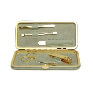 Alice Wheeler - Luxury Travel Manicure Set, Sage - Jaro Design Studio - 3