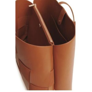 Alice Wheeler - Milan Tote Bag, Tan - Jaro Design Studio - 2